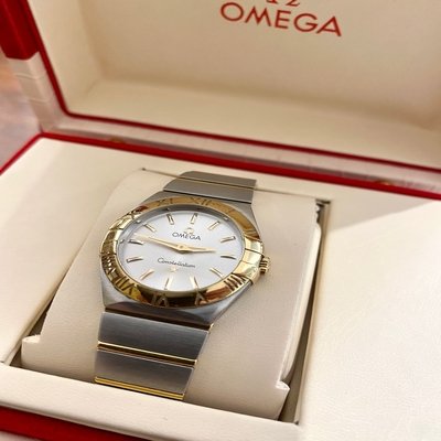 Omega Constellation lady 28mm Quartz bicolor Full Set