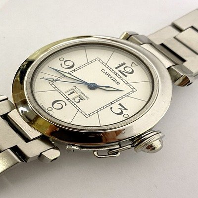 Cartier Pasha Big Date stainless steel automatic