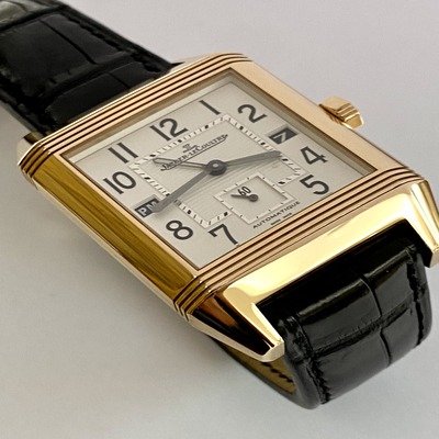 Jaeger-LeCoultre Reverso Squadra Hometime Pink gold,Full Set