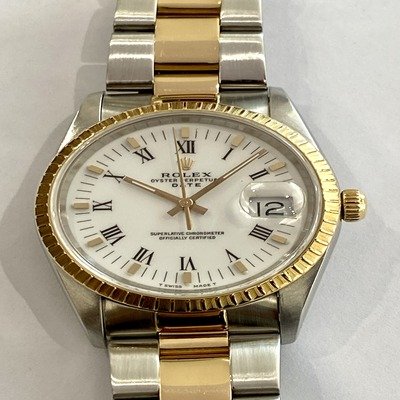 Rolex Date, ref.15223, in steel and gold, with case only