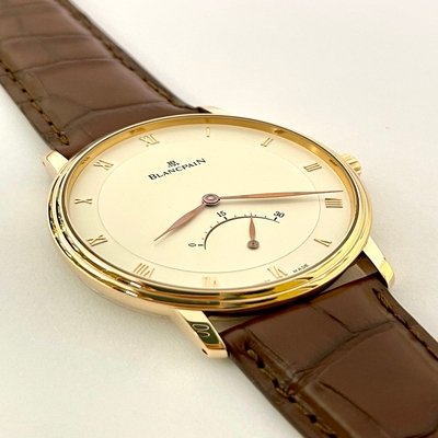 Blancpain Villeret Seconds retrograde, pink gold, full set