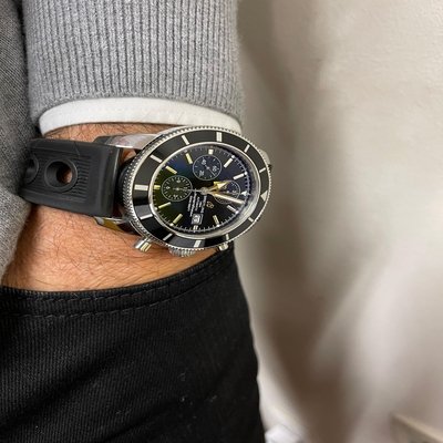 Breitling Superocean Heritage,steel and rose gold, with box only,42mm