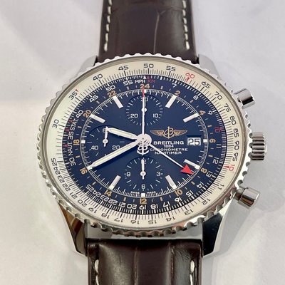 Breitling Navitimer World stainless steel, Full Set