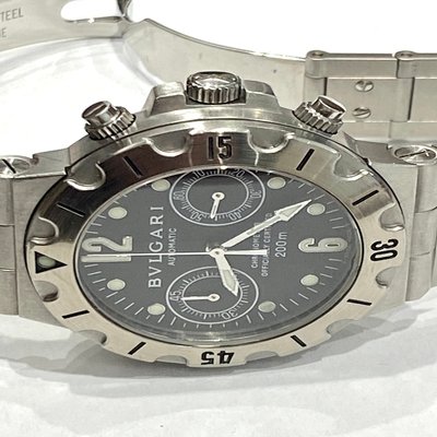 Bulgari Scuba Diagono Chronograph stainless steel