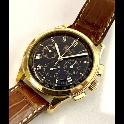 Zenith El Primero Chronograph 18k Yellow gold, 38mm
